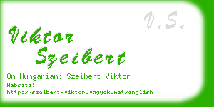 viktor szeibert business card